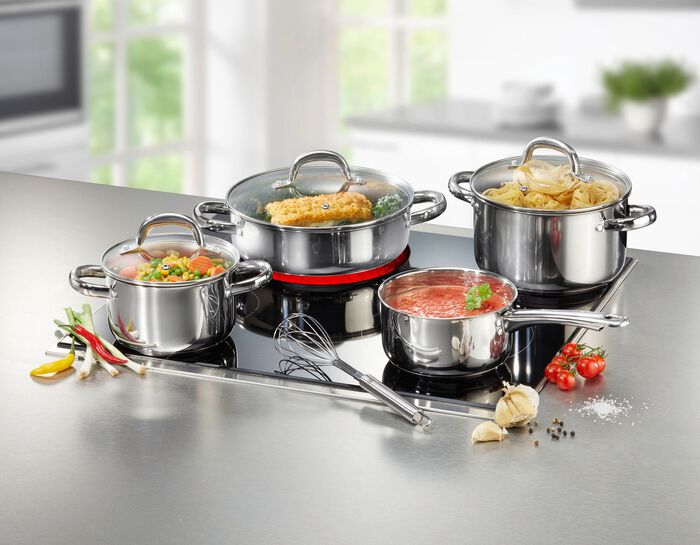 Kookpottenset van roestvrij staal, 8-delig 