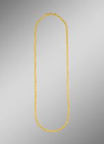 Gevlochten gouden ketting 