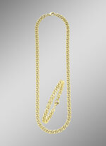 Sieradenset met 2-delige achtvormige ketting 