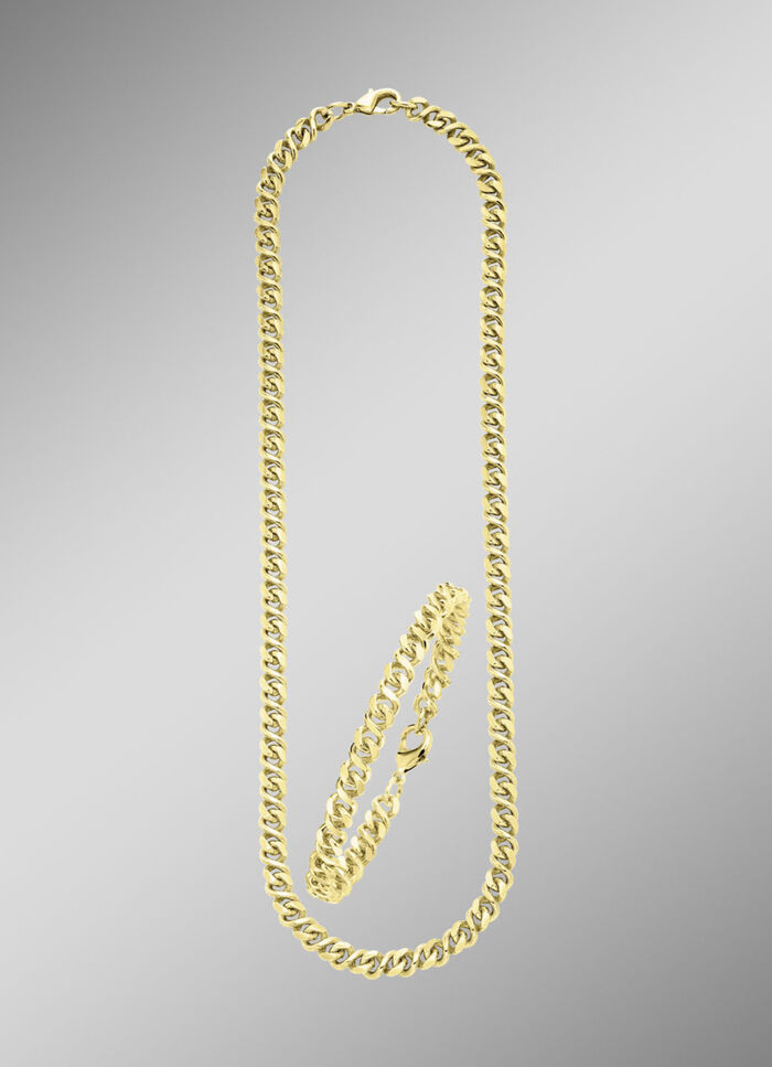 Sieradenset met 2-delige achtvormige ketting 