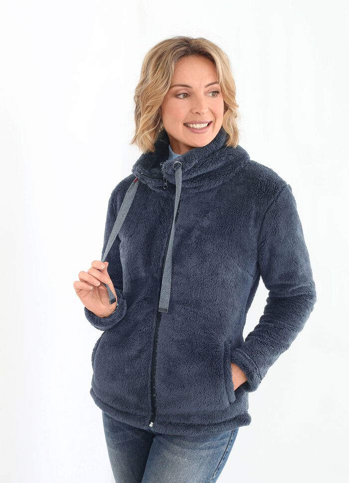 Kort jasje in 2 kleuren ANTRACIET