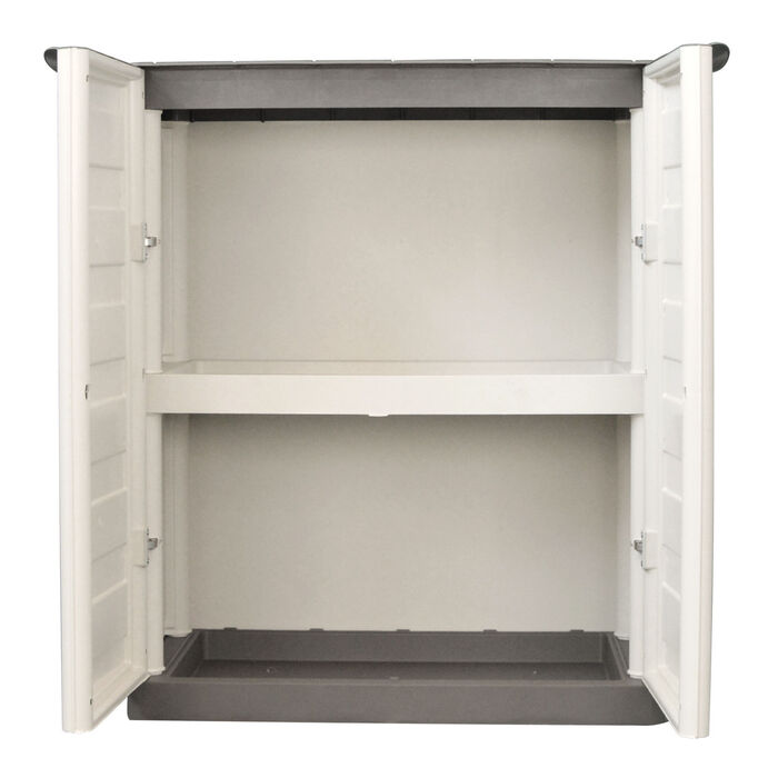 Praktische tuinkasten met stalen scharnieren BEIGE-TAUPE