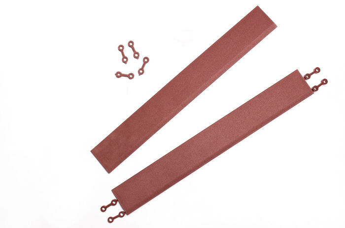 Rand- en hoekstrips, set van 2 voor terrastegels TERRA