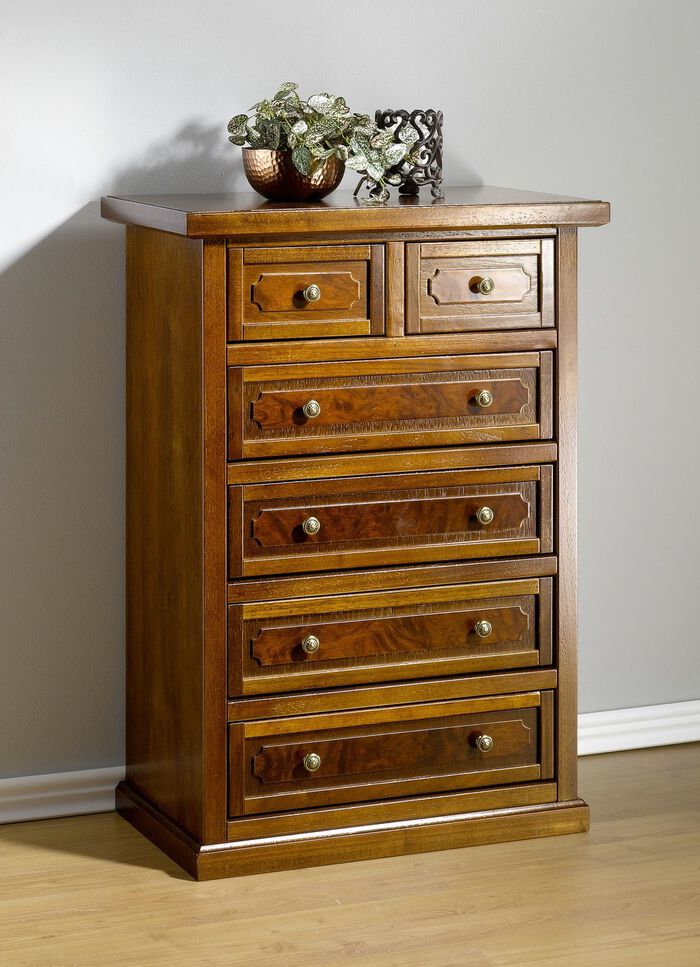 TV-ladekast met prachtige wortelnotenhouten decoratie 