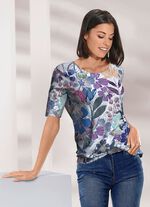 Shirt met een schitterend gekleurd all-over dessin 