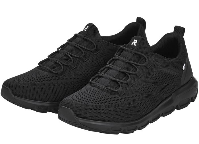 Rieker sneakers met elastische decoratieve vetersluiting 