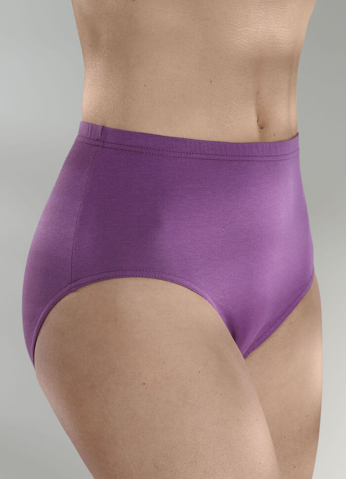 Set van vier slips met elastische band 