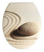 Wc-bril met automatische sluiting 