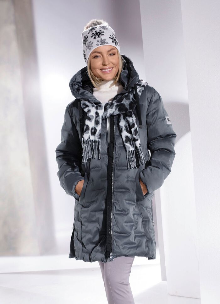 Functionele korte jas in 2 kleuren ANTRACIET