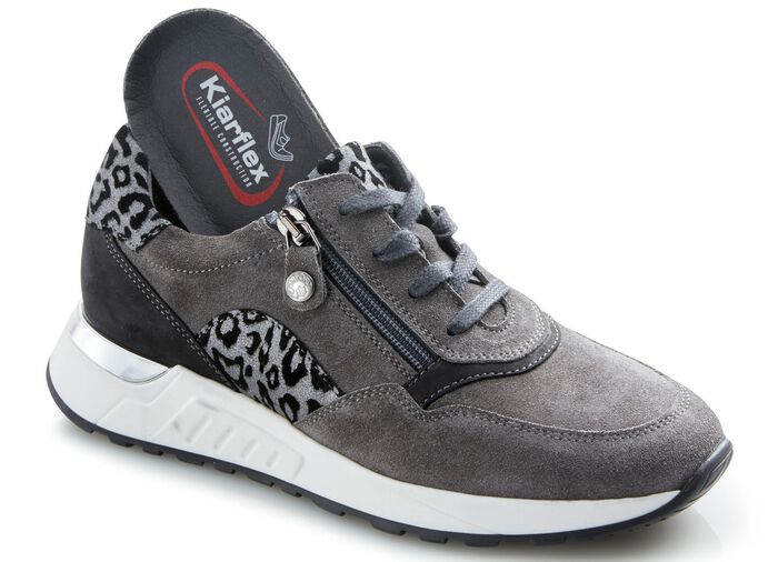 Veterschoen met roofdierreli&euml;f GRIJS