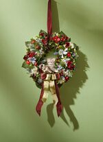 Wandkrans met schattige kat 