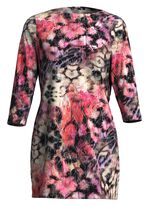 Gebreide tuniek met subtiele glitteraccenten 