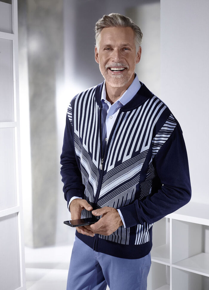 Jas met doorlopende ritssluiting MARINE