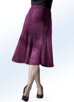 6-baans rok van imitatiesu&egrave;de BORDEAUX