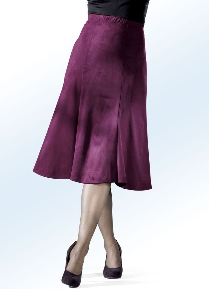 6-baans rok van imitatiesu&egrave;de BORDEAUX