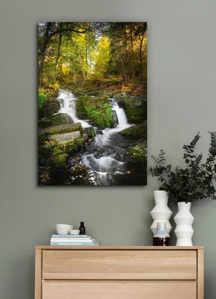 Hoogwaardige canvasafbeelding &ldquo;Selkefall in de Harz&rdquo; 