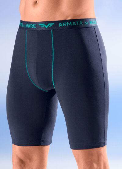 Driepack lange broeken met elastische tailleband 