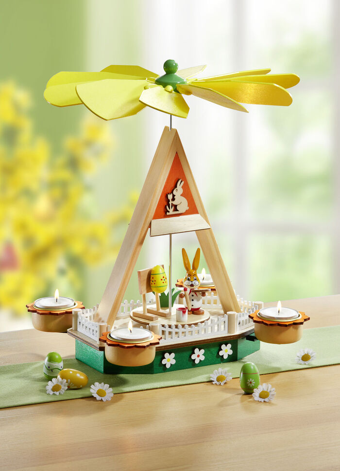 Tafelpiramide van hout 