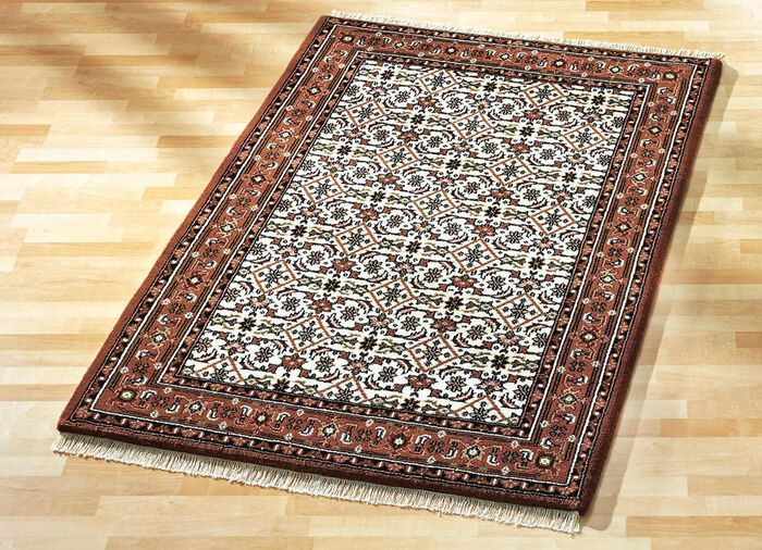 Handgeknoopte bruggen, galerij en tapijten BEIGE