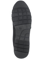 Caprice veterschoen met praktische ritssluiting aan de zijkant ZWART