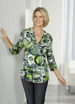 Overhemdtuniek met opvallende rimpels 