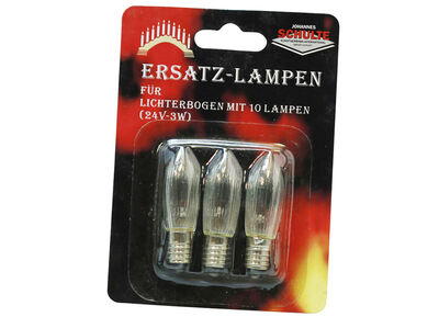 Vervangende lampen, set van 3 