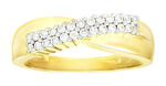 Populaire damesring met 26 diamanten 