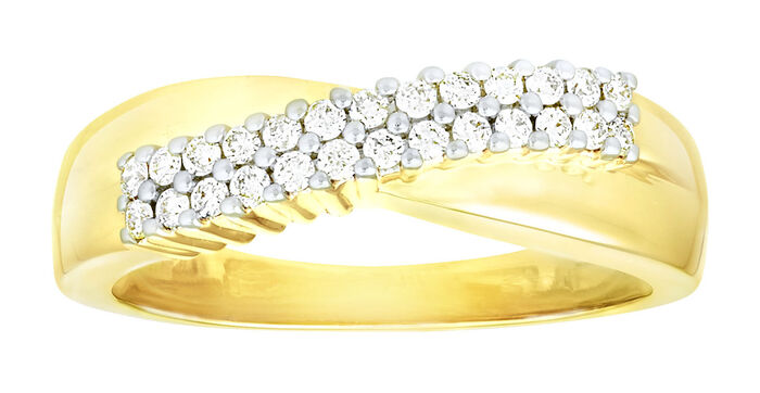 Populaire damesring met 26 diamanten 