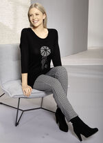 Mooi overhemd met uitgebreide applicatie 