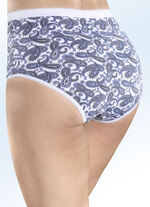 Set van vijf slips met paisleyprint 