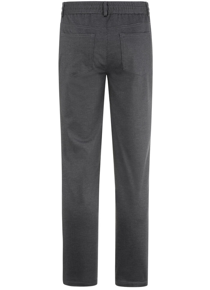 Superstretch broek ANTRACIET GEM&Ecirc;LEERD