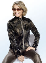 Kort jasje met camouflagedesign 