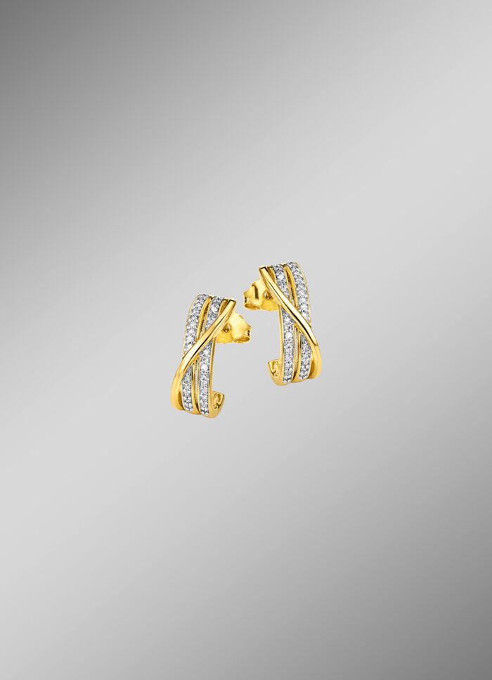 Oorknopjes goud 585/- 