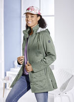 Functioneel jack met split- en ritszakken KAKI