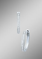 Creoolse oorbellen met diamanten