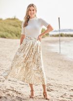 Overhemd met opstaande kraag 