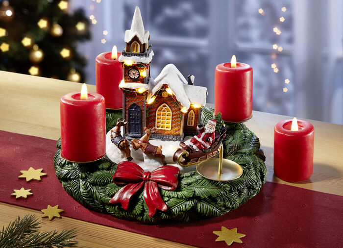 Muziekdoosje adventskrans 