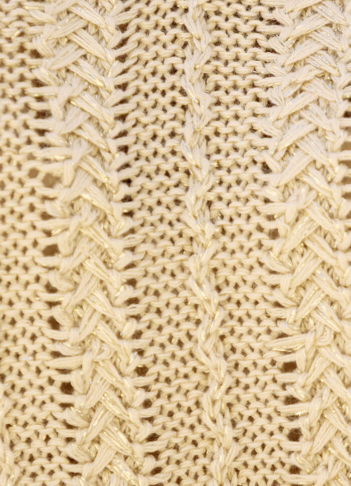 Trui met elegante glitteraccenten 