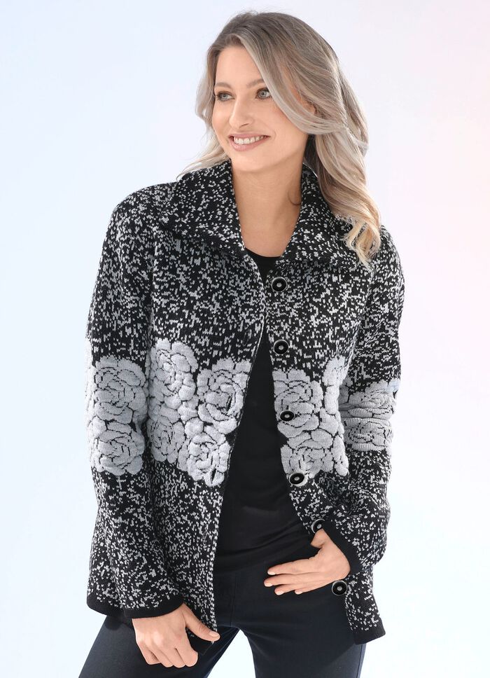 Vest van een gebreide mix 