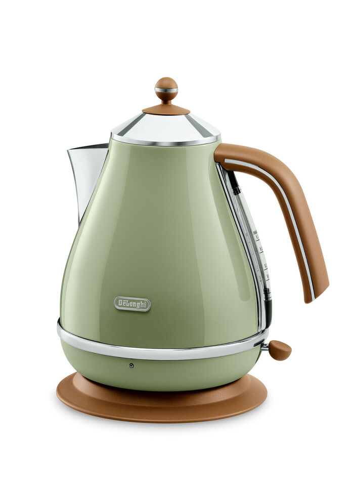 Ontbijtserie "De Longhi" in vintage design GROEN