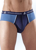 Set van vier slips, effen, met inzetstukken 