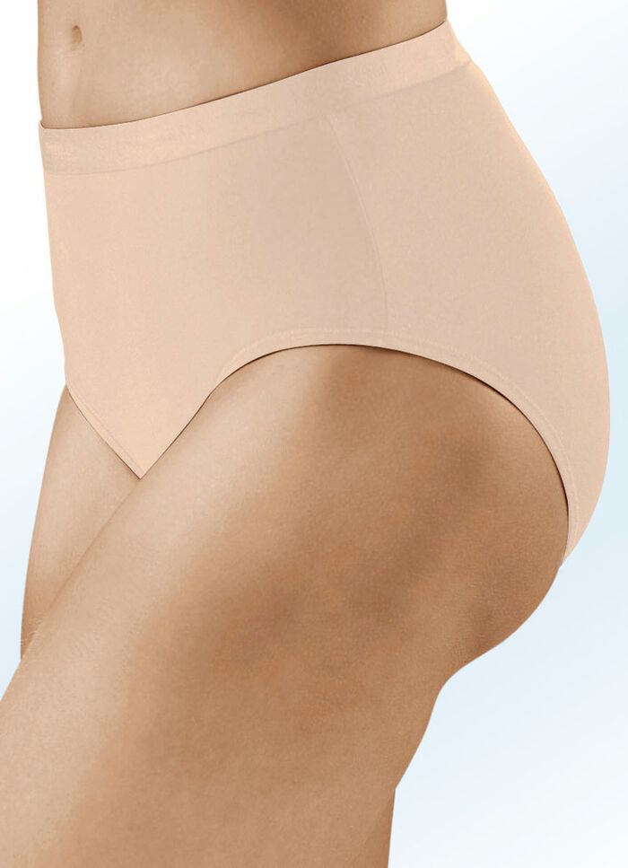 Set van drie Schiesser slips HUIDKLEURIG