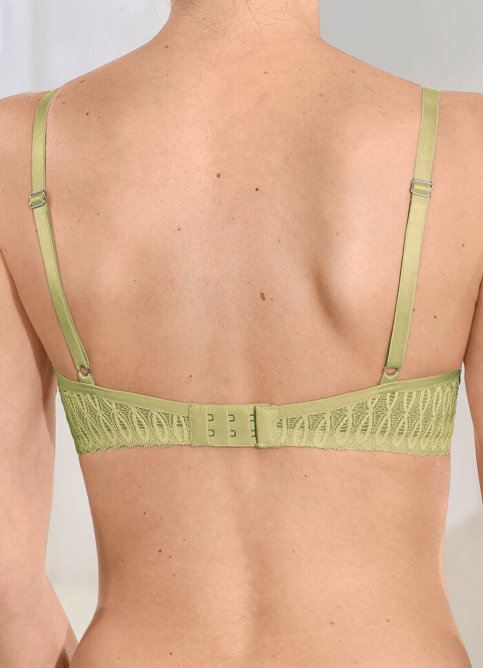 Triumph Aura Spotlight beugelbeha met elastische kant PISTAZIE