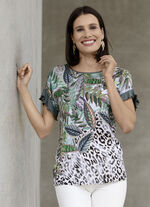 Tuniek met inkjetprint 