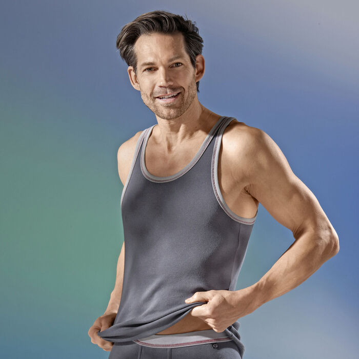 Pfeilring, set van drie sportjacks gemaakt van fijne rib, grafiet 