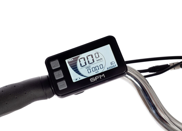 Tijdloze, elegante stads-e-bike met comfortabele eigenschappen 