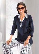 Poloshirt met knoopsluiting 