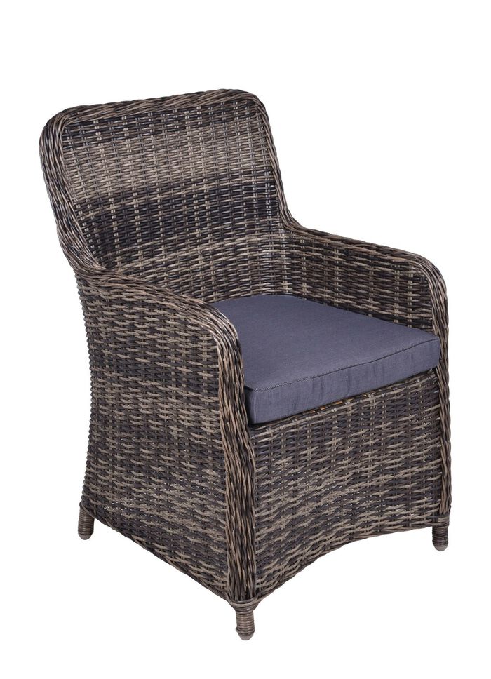 Economy set "Bordeaux", tafel + 4 fauteuils 