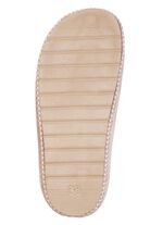 Laurina, klassieke damespantoffels, breedte G, met patroonrand BEIGE