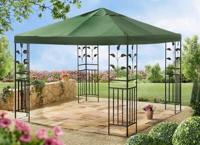 Paviljoen Lukas met gepoedercoat stalen frame 